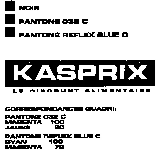 Kasprix Le Discount Alimentaire est une marque déposée par SYSTEME U SUD
