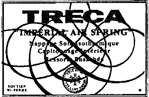 Treca Imperial Air Spring est une marque déposée par ONIRIS