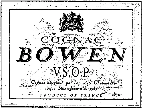 Bowen est une marque déposée par SA COGNAC RENE LUC CHABASSE