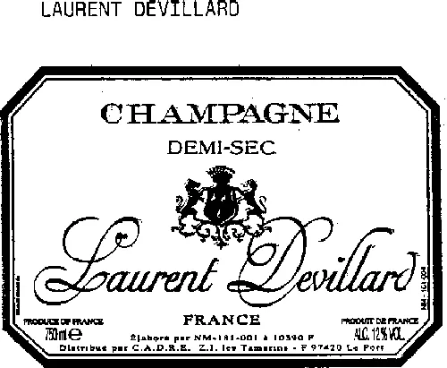 Laurent Devillard est une marque déposée par SAS CHAMPAGNE DRAPPIER