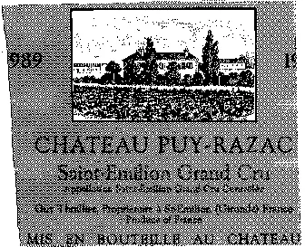 Chateau Puy-Razac est une marque déposée par SOC CIV THOILLIEZ PUY RAZAC