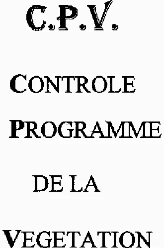 C.p.v. Controle Programme De La Vegetation est une marque déposée par SADDEC C P V