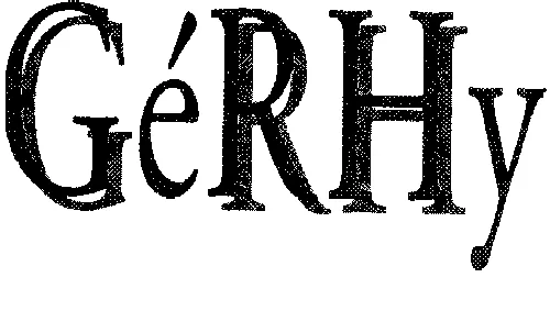 Gerhy est une marque déposée par SOCIETE D INFORMATIQUE DE GESTION ET DE COMMUNICATION (SIGEC)