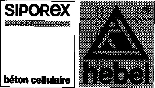 Siporex Beton Cellulaire Hebel est une marque déposée par XELLA THERMOPIERRE
