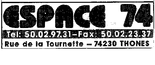 Espace 74 est une marque déposée par AVETTAND-FENOEL PIERRE