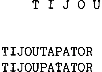 Tijou Tijoutapator Tijoupatator est une marque déposée par SICODE