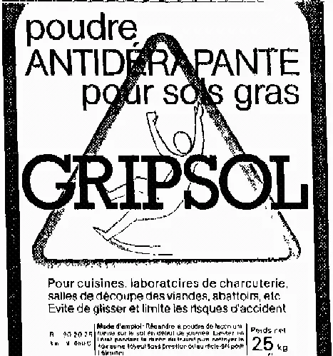 Gripsol est une marque déposée par LA BOVIDA SA