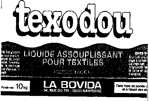 Texodou La Bovida est une marque déposée par LA BOVIDA SA