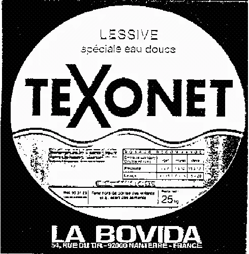 Texonet La Bovida est une marque déposée par LA BOVIDA SA