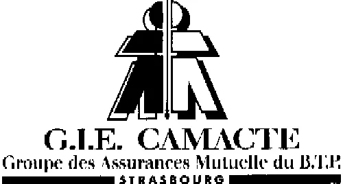 G.i.e. Camacte Groupe Des Assurances Mutuelle Du B.t.p. Strasbourg est une marque déposée par CAMACTE