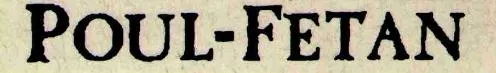 Poul-Fetan est une marque déposée par COMMUNE DE QUISTINIC