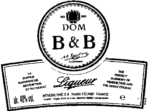 Dom B & B est une marque déposée par BACARDI FRANCE