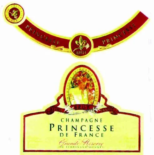 Princesse De France Brut Grande Reserve est une marque déposée par VIGNOBLES PIPER ET CHARLES HEIDSIECK