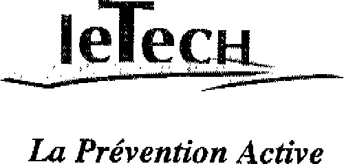 Letech La Prevention Active est une marque déposée par SACEDI "SOCIETE D'ACTION, DE COORDINATION ET DE DIFFUSION INTERNATIONALE SAS (SACEDI)