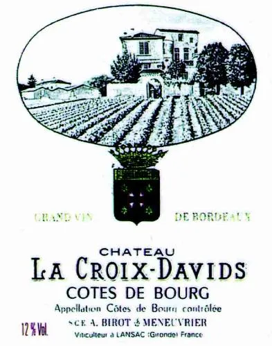 Chateau La Croix-Davids est une marque déposée par SCEA DES VIGNOBLES BIROT-MENEUVRIER