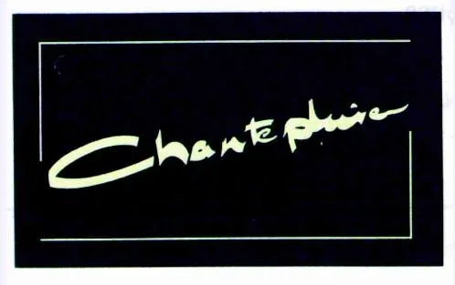 Chantepluie est une marque déposée par ETABLISSEMENTS GUY COTTEN