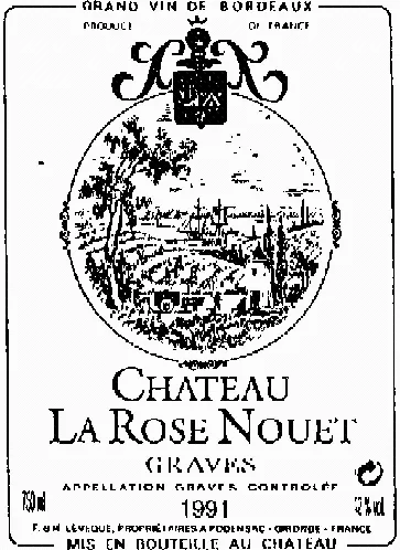 Chateau La Rose Nouet est une marque déposée par VIGNOBLES LEVEQUE