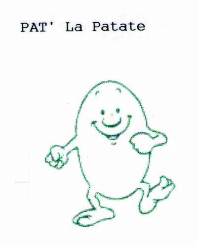 Pat'la Patate est une marque déposée par DEF'G