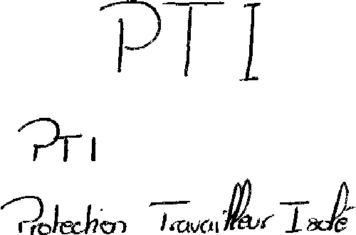 Pti Protection Travailleur Isole est une marque déposée par DATACET