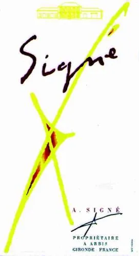 Signe est une marque déposée par SCEA VIGNOBLES SIGNE (CHATEAU PT MOULIN DOM CHEVAL BLANC SIGNE)