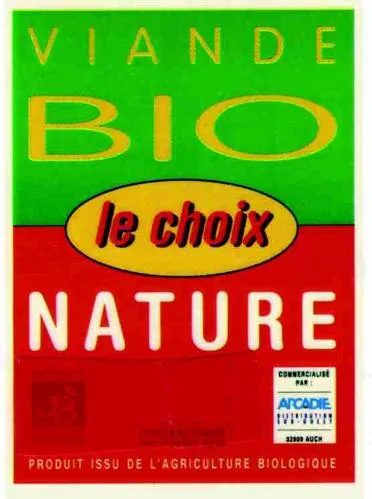 Viande Bio Le Choix Nature est une marque déposée par ARCADIE SUD OUEST