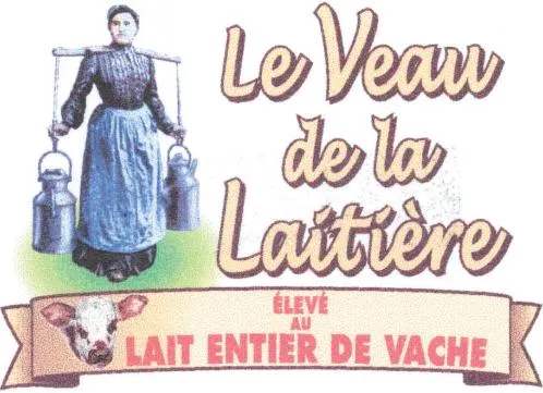 Le Veau De La Laitiere Eleve Au Lait De Vache est une marque déposée par AIM GROUPE (AIM GROUPE)