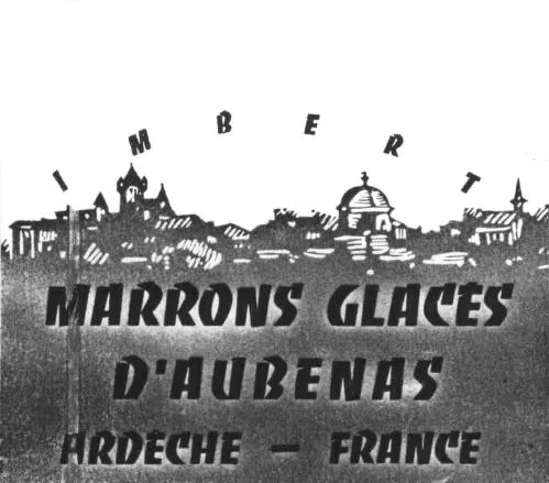 Imbert Marrons Glaces D'aubenas est une marque déposée par MARRONS IMBERT (MARRONS IMBERT)