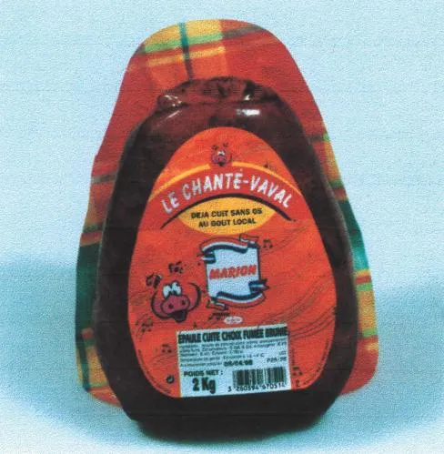 Le Chanté-Vaval Déjà Cuit Sans Os Au Goût Local Marion est une marque déposée par COFRAMAR (LE JAMBON DES FRIANDS)