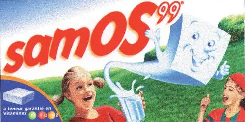 Samos 99 À Teneur Garantie En Vitamines est une marque déposée par SOCIETE PAR ACTIONS SIMPLIFIEE DES FERMIERS REUNIS (S.A.S.F.R.)