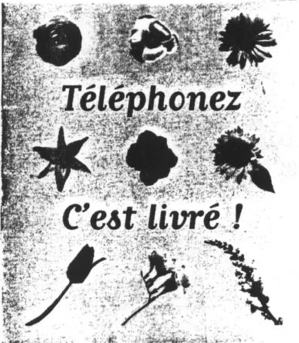 Téléphonez C'est Livré! est une marque déposée par VERT CONCEPT (AU JARDIN FLEURI)
