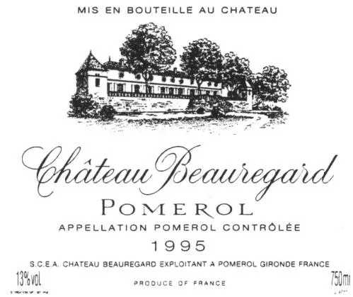 Château Beauregard est une marque déposée par SCEA DU CHATEAU DE BEAUREGARD