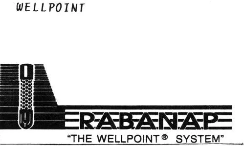 Wellpoint Rabanap " The Wellpoint System " est une marque déposée par SOCIETE NOUVELLE RABANAP