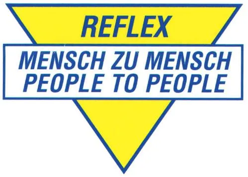 Reflex Mensch Zu Mensch People To People est une marque déposée par MEGA 6 W3ME ORGANISATION (AUTOLOGISTE DE FRANCE)