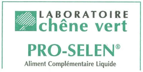 Laboratoire Chene Vert Pro Selen Aliment Complementaire Liquide est une marque déposée par LABORATOIRE L. C. V.