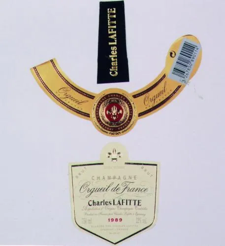 Orgueil De France Charles Lafitte est une marque déposée par CHAMPAGNE CHARLES LAFITTE SUCC G.GOULET