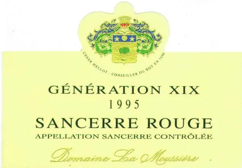 Generation Xix Cesar Mellot Conseiller Du Roy En 1698 Domaine La Moussière est une marque déposée par LES VINS ALPHONSE MELLOT