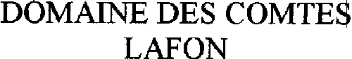 Domaine Des Comtes Lafon est une marque déposée par DOMAINE DES COMTES LAFON