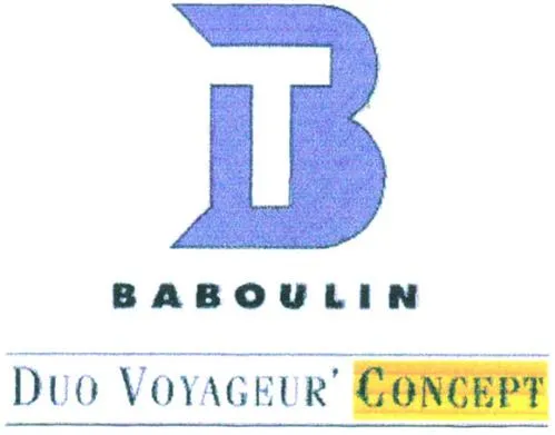 B Baboulin Duo Voyageur'concept est une marque déposée par BABOULIN