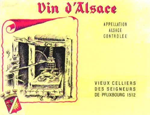 Vieux Celliers Des Seigneurs De Pflixbourg 1512 est une marque déposée par GRANDS VINS D ALSACE LOUIS SIPP