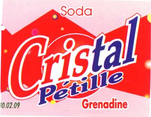 Soda Cristal Petille Grenadine est une marque déposée par MATOUBA SOURCE ROUDELETTE