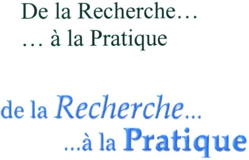 De La Recherche ... ... A La Pratique est une marque déposée par ADC MANAGEMENT