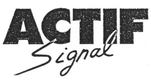 Actif Signal est une marque déposée par ACTIF SIGNAL (GK ENSEIGNE)