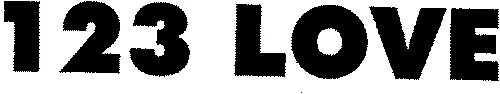 123 Love est une marque déposée par COMDAB (COMMUNICATION D'ABORD) (COMDAB  123 LOVE  123 VOYANCE)