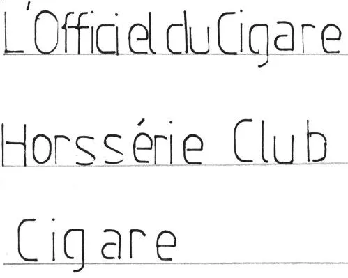 L'officiel Du Cigare Hors Serie Club Cigare est une marque déposée par TAIB LAURENT