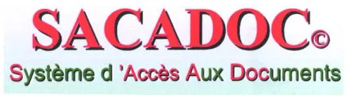 Sacadoc Système D'accès Aux Documents est une marque déposée par STUDIA SOLUTIONS