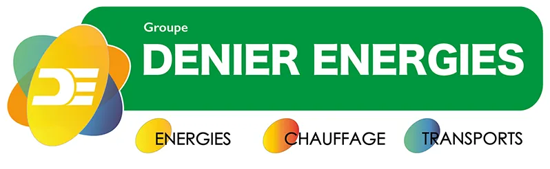 Voici le logo de la marque DENIER ENERGIES qui représente son identité graphique.