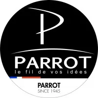 Voici le logo de la marque PARROT qui représente son identité graphique.