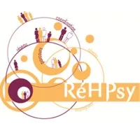 Voici le logo de la marque GROUPEMENT DE COOPERATION SOCIALE ET MEDICO-SOCIALE REHPSY (GCSMS) qui représente son identité graphique.