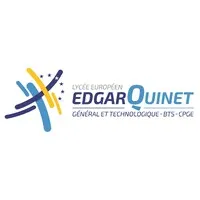 Voici le logo de la marque LYCEE GENERAL TECHNOLOGIQUE EDGAR QUINET qui représente son identité graphique.