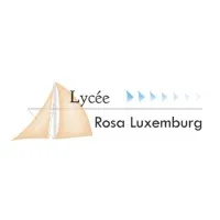 Voici le logo de la marque LYCEE ROSA LUXEMBURG qui représente son identité graphique.